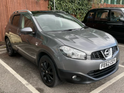 NISSAN QASHQAI N-TEC+ CVT ENGINE SIZE 1.6 Litres FUEL PETROL BODY 5 DOOR HATCHBACK TRANSMISSION CVT SEATS 5 COLOUR GREY REG DATE 26/10/2012 72350 Miles FE62CGY