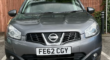 NISSAN QASHQAI N-TEC+ CVT ENGINE SIZE 1.6 Litres FUEL PETROL BODY 5 DOOR HATCHBACK TRANSMISSION CVT SEATS 5 COLOUR GREY REG DATE 26/10/2012 72350 Miles FE62CGY