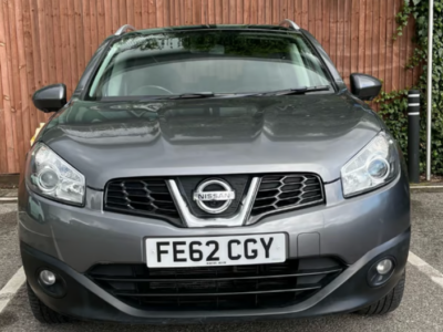 NISSAN QASHQAI N-TEC+ CVT ENGINE SIZE 1.6 Litres FUEL PETROL BODY 5 DOOR HATCHBACK TRANSMISSION CVT SEATS 5 COLOUR GREY REG DATE 26/10/2012 72350 Miles FE62CGY