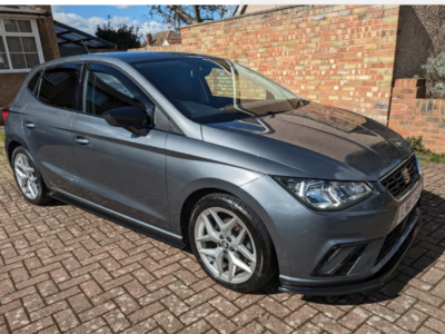 SEAT MODEL IBIZA FR TSI EVO ENGINE CC 1498 cc ENGINE SIZE1.5 Litres FUEL PETROL BODY 5 DOOR HATCH BACK TRANSMISSION MANUAL SEATS 5 COLOUR GREY REG DATE 25/04/2018  49,000 LM18 LWU