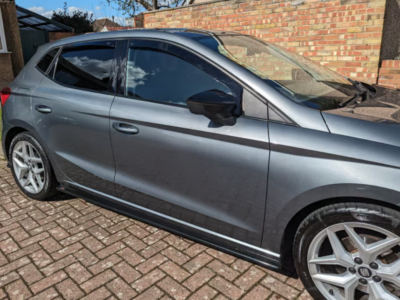 SEAT MODEL IBIZA FR TSI EVO ENGINE CC 1498 cc ENGINE SIZE1.5 Litres FUEL PETROL BODY 5 DOOR HATCH BACK TRANSMISSION MANUAL SEATS 5 COLOUR GREY REG DATE 25/04/2018  49,000 LM18 LWU