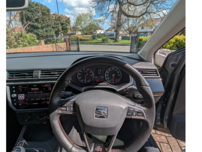 SEAT MODEL IBIZA FR TSI EVO ENGINE CC 1498 cc ENGINE SIZE1.5 Litres FUEL PETROL BODY 5 DOOR HATCH BACK TRANSMISSION MANUAL SEATS 5 COLOUR GREY REG DATE 25/04/2018  49,000 LM18 LWU