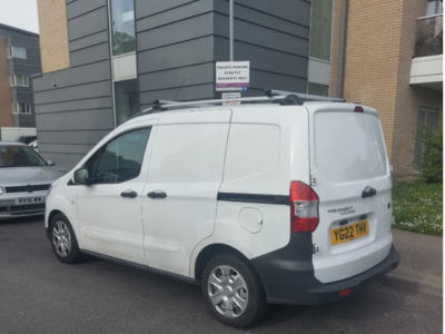 FORD TRANSIT COURIER BASE ENGINE SIZE 1.0 Litres FUEL PETROL BODY PANEL VAN TRANSMISSION MANUAL SEATS 2 COLOUR WHITE REG DATE 01/03/2022 14950 Miles YG22THV