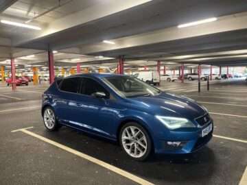 SEAT LEON FR TECHNOLOGY TSI S-A  ENGINE SIZE 1.8 Litres FUEL PETROL BODY 5 DOOR HATCHBACK TRANSMISSION SEMI AUTO SEATS 5 COLOUR BLUE REG DATE 30/03/2016  55,043 miles WA16 URF