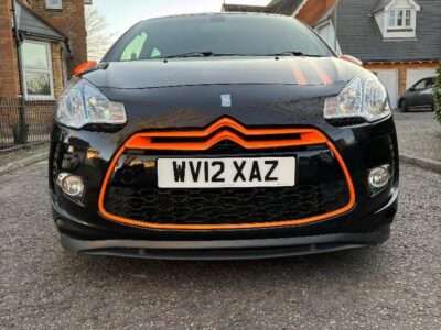 CITROEN MODEL DS3 RACING ENGINE SIZE 1.6 Litres FUEL PETROL BODY 3 DOOR HATCHBACK TRANSMISSION MANUAL SEATS 5 COLOUR BLACK REG DATE 30/03/2012 41,100 miles WV12 XAZ