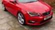 SEAT MODEL LEON FR TECHNOLOGY TSI ENGINE CC 1395 cc ENGINE SIZE 1.4 Litres FUEL PETROL BODY 3 DOOR HATCHBACK TRANSMISSION MANUAL SEATS 5 COLOUR RED REG DATE 25/09/2015 miles 67,000 YR65 GPK