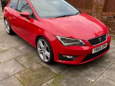 SEAT MODEL LEON FR TECHNOLOGY TSI ENGINE CC 1395 cc ENGINE SIZE 1.4 Litres FUEL PETROL BODY 3 DOOR HATCHBACK TRANSMISSION MANUAL SEATS 5 COLOUR RED REG DATE 25/09/2015 miles 67,000 YR65 GPK