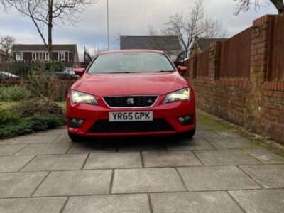 SEAT MODEL LEON FR TECHNOLOGY TSI ENGINE CC 1395 cc ENGINE SIZE 1.4 Litres FUEL PETROL BODY 3 DOOR HATCHBACK TRANSMISSION MANUAL SEATS 5 COLOUR RED REG DATE 25/09/2015 miles 67,000 YR65 GPK