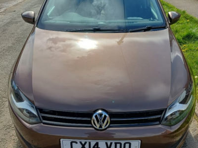 VOLKSWAGEN POLO MATCH EDITION ENGINE SIZE 1.2 Litres FUEL PETROL BODY 5 DOOR HATCHBACK TRANSMISSION MANUAL SEATS 5 COLOUR BROWN REG DATE 24/06/2014 90270 Miles CX14 VDO