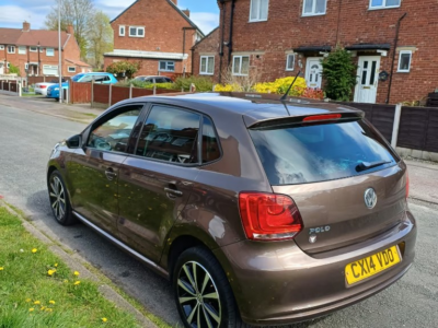 VOLKSWAGEN POLO MATCH EDITION ENGINE SIZE 1.2 Litres FUEL PETROL BODY 5 DOOR HATCHBACK TRANSMISSION MANUAL SEATS 5 COLOUR BROWN REG DATE 24/06/2014 90270 Miles CX14 VDO