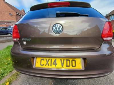 VOLKSWAGEN POLO MATCH EDITION ENGINE SIZE 1.2 Litres FUEL PETROL BODY 5 DOOR HATCHBACK TRANSMISSION MANUAL SEATS 5 COLOUR BROWN REG DATE 24/06/2014 90270 Miles CX14 VDO