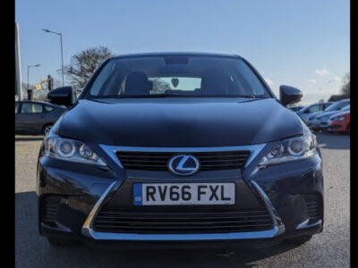 LEXUS CT 200H S CVT ENGINE SIZE 1.8 Litres FUEL PETROL/ELECTRIC BODY 5 DOOR HATCHBACK TRANSMISSION CVT SEATS 5 COLOUR BLUE REG DATE 19/09/2016 52000 Miles RV66 FXL