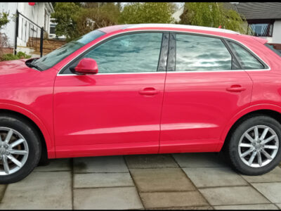 AUDI Q3 SE TFSI ENGINE SIZE 1.4 Litres FUEL PETROL BODY 5 DOOR ESTATE TRANSMISSION MANUAL SEATS5 COLOUR RED REG DATE 22/05/2014 74320 Miles SB14 JWL