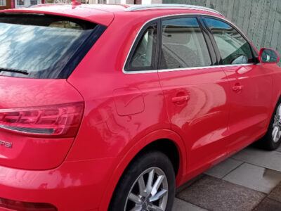 AUDI Q3 SE TFSI ENGINE SIZE 1.4 Litres FUEL PETROL BODY 5 DOOR ESTATE TRANSMISSION MANUAL SEATS5 COLOUR RED REG DATE 22/05/2014 74320 Miles SB14 JWL