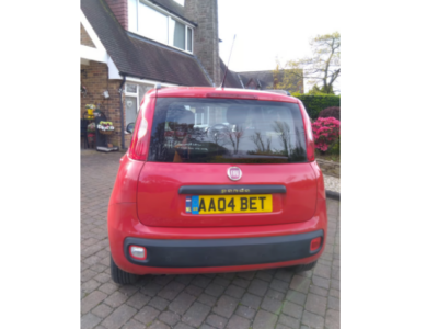 FIAT PANDA LOUNGE ENGINE SIZE 1.2 Litres FUEL PETROL BODY 5 DOOR HATCHBACK TRANSMISSION MANUAL SEATS 5 COLOUR RED REG DATE 31/07/2018 41700 Miles AA04 BET