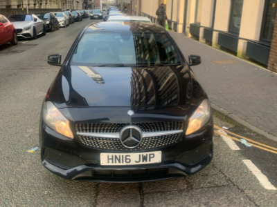 MERCEDES-BENZ A 180 AMG LINE EXECUTIVE ENGINE SIZE 1.6 Litres FUEL PETROL BODY 5 DOOR HATCHBACK TRANSMISSION MANUAL SEATS 5 COLOUR BLACK REG DATE 27/06/2016 61000 Miles HN16JWP