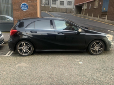 MERCEDES-BENZ A 180 AMG LINE EXECUTIVE ENGINE SIZE 1.6 Litres FUEL PETROL BODY 5 DOOR HATCHBACK TRANSMISSION MANUAL SEATS 5 COLOUR BLACK REG DATE 27/06/2016 61000 Miles HN16JWP