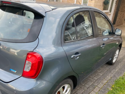 NISSAN MICRA ACENTA ENGINE SIZE 1.2 Litres FUEL PETROL BODY 5 DOOR HATCHBACK TRANSMISSION MANUAL SEATS 5 COLOUR GREY REG DATE 29/10/2014 33740 Miles DV64WMM