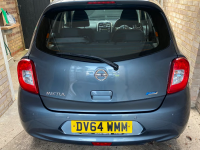 NISSAN MICRA ACENTA ENGINE SIZE 1.2 Litres FUEL PETROL BODY 5 DOOR HATCHBACK TRANSMISSION MANUAL SEATS 5 COLOUR GREY REG DATE 29/10/2014 33740 Miles DV64WMM