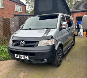 VW Transporter T5 Camper ENGINE SIZE1.9 Litres FUEL DIESEL BODY PANEL VAN TRANSMISSION MANUAL SEATS 3 COLOUR SILVER REG DATE 09/10/2008 103000 Miles MF58 XZO