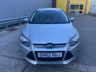 FORD MODEL FOCUS ZETEC TURBO ENGINE SIZE 1.0 Litres FUEL PETROL BODY 5 DOOR HATCHBACK TRANSMISSION MANUAL SEATS 5 COLOUR SILVER REG DATE 31/10/2012 58,892 miles Location: London