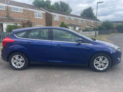 FORD MODEL FOCUS TITANIUM NAVIGATOR TURBO ENGINE SIZE 1.0 Litres FUEL PETROL BODY 5 DOOR HATCHBACK TRANSMISSION MANUAL SEATS 5 COLOUR BLUE REG DATE 23/10/2014 Mileage: 73500