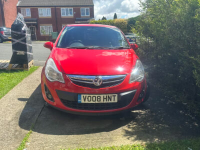 VAUXHALL CORSA SXI Engine Size 1.2 Litres Fuel PETROL Body 3 DOOR HATCHBACK Transmission MANUAL Seats 5 Colour RED Reg Date 01/03/2008 Mileage: 110459 Reg VO08HNT