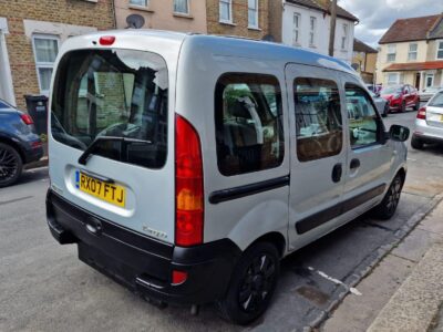 RENAULT KANGOO AUTHENTIQUE Engine Size 1.2 Litres Fuel PETROL Body 5 DOOR MPV Transmission MANUAL Seats 5 Colour GREY Reg Date 18/04/2007 Mileage 106200 Reg MRX07FTJ