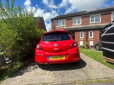 VAUXHALL CORSA SXI Engine Size 1.2 Litres Fuel PETROL Body 3 DOOR HATCHBACK Transmission MANUAL Seats 5 Colour RED Reg Date 01/03/2008 Mileage: 110459 Reg VO08HNT