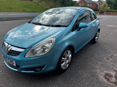 VAUXHALL CORSA SE Engine Size 1.2 Litres Fuel PETROL Body 3 DOOR HATCHBACK Transmission MANUAL Seats 5 Colour BLUE Reg Date 30/03/2010 Mileage: 85874 Reg WN10CVO