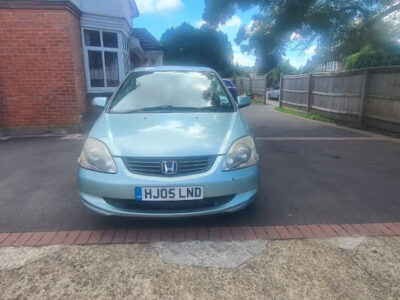 HONDA CIVIC VTEC EXECUTIVE Engine Size 1.6 Litres Fuel PETROL Body 5 DOOR HATCHBACK Transmission MANUAL Seats 5 Colour SILVER Reg Date 04/03/2005 Mileage: 144000 Reg HJ05LND