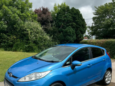 FORD FIESTA TITANIUM 90 TDCI Engine Size 1.6 Litres Fuel DIESEL Body 5 DOOR HATCHBACK Transmission MANUAL Seats 5 Colour BLUE Reg Date 13/02/2009 Mileage: 102000 Reg EF58LVU