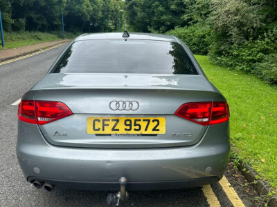 AUDI A4 SE E TDI Engine Size 2.0 Litres Fuel DIESEL Body 4 DOOR SALOON Transmission MANUAL Seats 5 Colour GREY Reg Date 05/07/2010 Mileage: 160000 Reg CFZ  9572