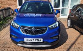 VAUXHALL MODEL MOKKA X ELITE NAV TURBO AUTO ENGINE SIZE 1.4 Litres FUEL PETROL BODY 5 DOOR HATCHBACK TRANSMISSION AUTOMATIC SEATS 5 COLOUR BLUE REG DATE 17/10/2017 Mileage: 33694 BG67VNA