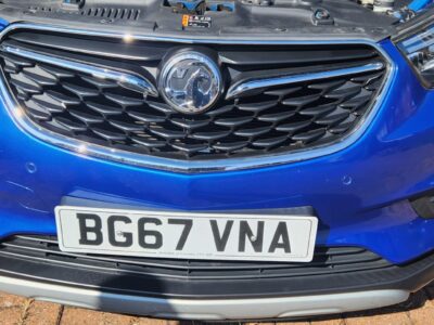 VAUXHALL MODEL MOKKA X ELITE NAV TURBO AUTO ENGINE SIZE 1.4 Litres FUEL PETROL BODY 5 DOOR HATCHBACK TRANSMISSION AUTOMATIC SEATS 5 COLOUR BLUE REG DATE 17/10/2017 Mileage: 33694 BG67VNA