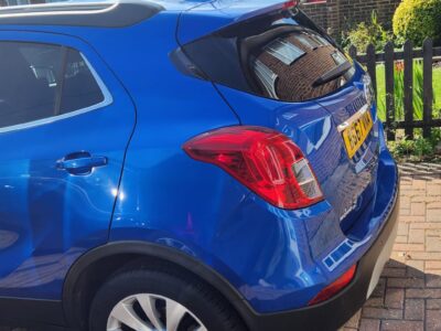 VAUXHALL MODEL MOKKA X ELITE NAV TURBO AUTO ENGINE SIZE 1.4 Litres FUEL PETROL BODY 5 DOOR HATCHBACK TRANSMISSION AUTOMATIC SEATS 5 COLOUR BLUE REG DATE 17/10/2017 Mileage: 33694 BG67VNA