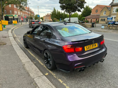 BMW 320I M SPORT AUTO Engine Size 2.0 Litres Fuel PETROL Body 4 DOOR SALOON Transmission AUTOMATIC Seats 5 Colour PURPLE Reg Date 31/03/2013 Mileage: 83000 Reg SA13BYM