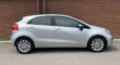 KIA MODEL RIO 1 AIR ENGINE SIZE1.2 Litres FUEL PETROL BODY 3 DOOR HATCHBACK TRANSMISSION MANUAL SEATS 5 COLOUR SILVER REG DATE 28/03/2012 Mileage: 72000