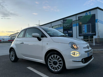 FIAT 500 LOUNGE Engine Size 1.2 Litres Fuel PETROL Body 3 DOOR HATCHBACK Transmission MANUAL Seats 4 Colour WHITE Reg Date 31/05/2017 Mileage: 57000 Reg LV17YFA