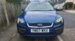 FORD Model FOCUS ZETEC Engine CC 1596  Fuel PETROL Body DOOR Transmission N/A Seats5 Colour BLUE Reg Date1 5/11/2007, Mileage: 82480 YN07WKX