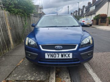 FORD Model FOCUS ZETEC Engine CC 1596  Fuel PETROL Body DOOR Transmission N/A Seats5 Colour BLUE Reg Date1 5/11/2007, Mileage: 82480 YN07WKX