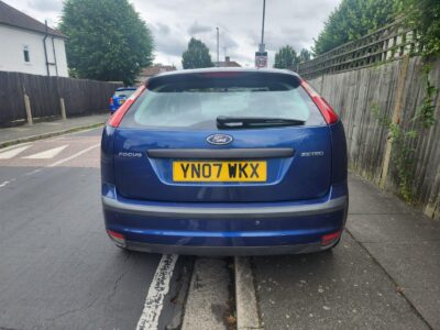 FORD Model FOCUS ZETEC Engine CC 1596  Fuel PETROL Body DOOR Transmission N/A Seats5 Colour BLUE Reg Date1 5/11/2007, Mileage: 82480 YN07WKX