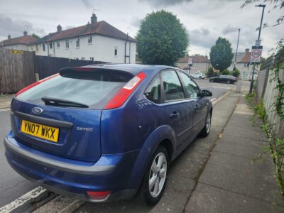 FORD Model FOCUS ZETEC Engine CC 1596  Fuel PETROL Body DOOR Transmission N/A Seats5 Colour BLUE Reg Date1 5/11/2007, Mileage: 82480 YN07WKX