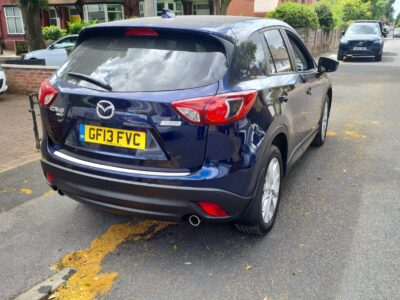 MAZDA MODEL CX-5 SPORT NAV D 4X4 ENGINE SIZE 2.2 Litres FUEL DIESEL BODY 5 DOOR ESTATE TRANSMISSION MANUAL SEATS 5 COLOUR BLUE REG DATE 03/06/2013 Mileage: 102104