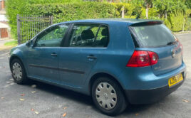 VOLKSWAGEN GOLF S Engine Size 1.4 Litres Fuel PETROL Body 5 DOOR HATCHBACK Transmission MANUAL Seats 5 Colour BLUE Reg Date 04/12/2006 Mileage: 86000 Reg AJ56 OYP