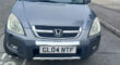 HONDA CRV I-VTEC PREMIERE Engine Size 2.0 Litres Fuel PETROL Body 5 DOOR ESTATE Transmission AUTOMATIC Seats 5 Colour GREY Reg Date 28/05/2004 Mileage: 190001 Reg GL04NTF