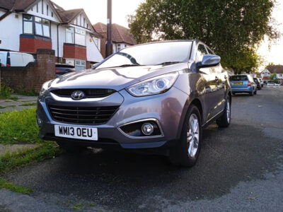 HYUNDAI IX35 GDI STYLE 2WD Engine Size 1.6 Litres Fuel PETROL Body 5 DOOR ESTATE Transmission MANUAL Seats 5 Colour GREY Reg Date 31/07/2013 Mileage: 63000 Reg WM13OEU