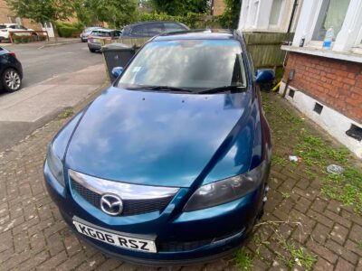 MAZDA MODEL 6 TS2 AUTO ENGINE SIZE 2.0 Litres FUEL PETROL BODY 5 DOOR HATCHBACK TRANSMISSION AUTOMATIC SEATS 5 COLOUR BLUE REG DATE 31/03/2006 Mileage: 157254 KG06RSZ