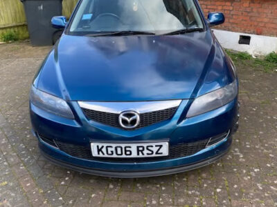 MAZDA MODEL 6 TS2 AUTO ENGINE SIZE 2.0 Litres FUEL PETROL BODY 5 DOOR HATCHBACK TRANSMISSION AUTOMATIC SEATS 5 COLOUR BLUE REG DATE 31/03/2006 Mileage: 157254 KG06RSZ