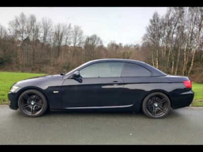 BMW MODEL 330D M SPORT AUTO  ENGINE SIZE 3.0 Litres FUEL DIESEL BODY 2 DOOR CONVERTIBLE TRANSMISSION AUTOMATIC SEATS 4 COLOUR BLACK REG DATE 23/09/2011 Mileage: 53000